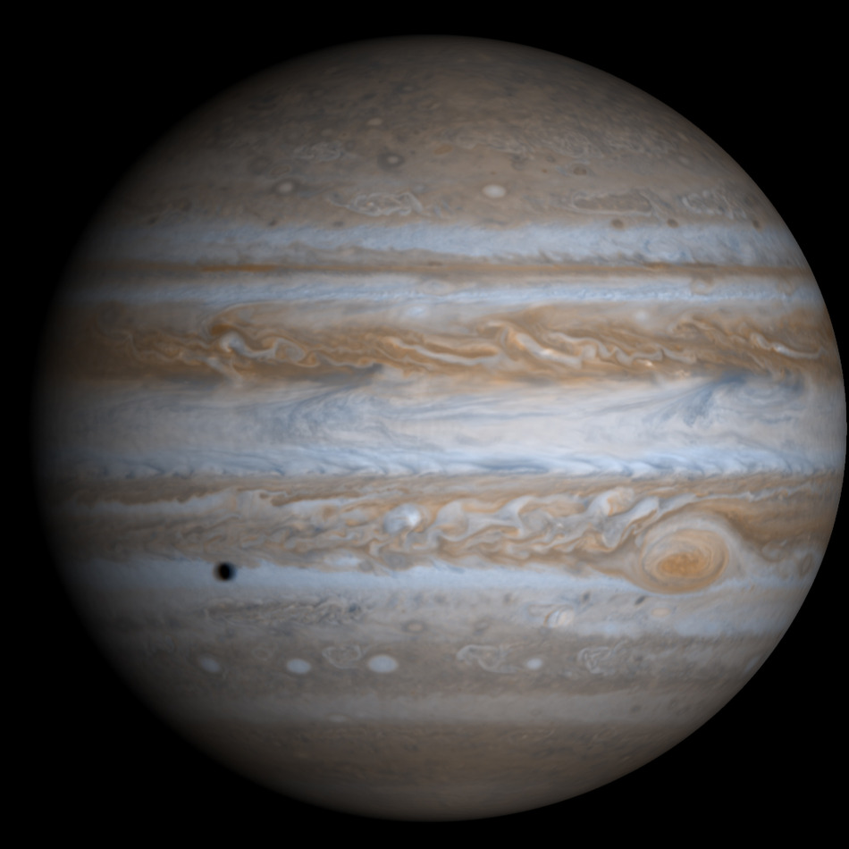 Jupiter in true colour