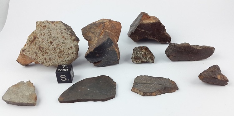 189.7 g unklassifizierte NWA Meteoriten