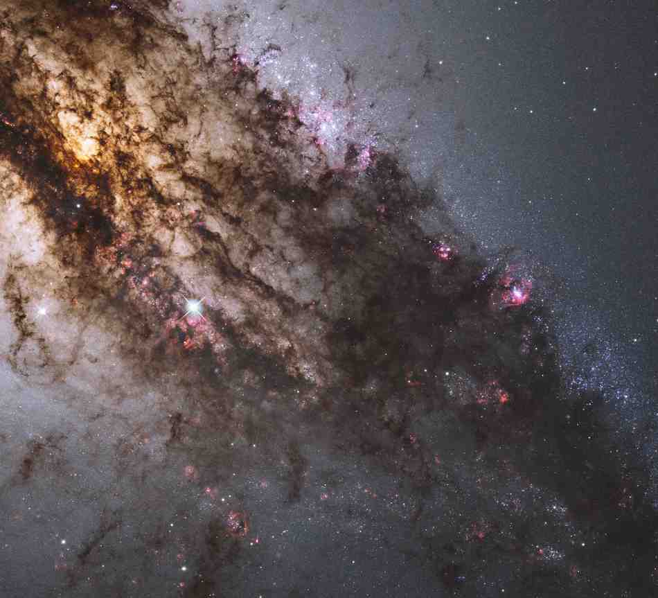 The Centre of Centaurus A