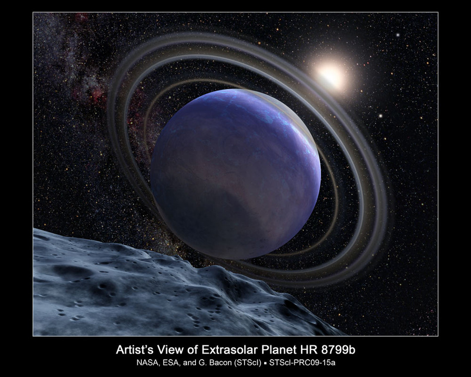 Exoplanet HR 8799b