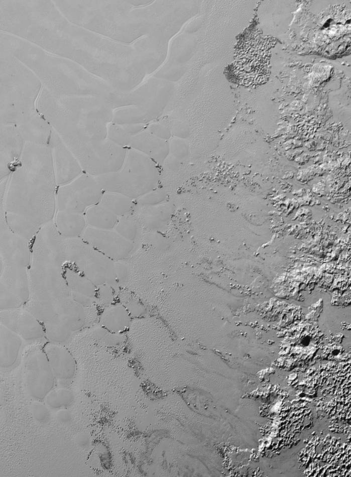 Floating Hills on Pluto's Sputnik Planum