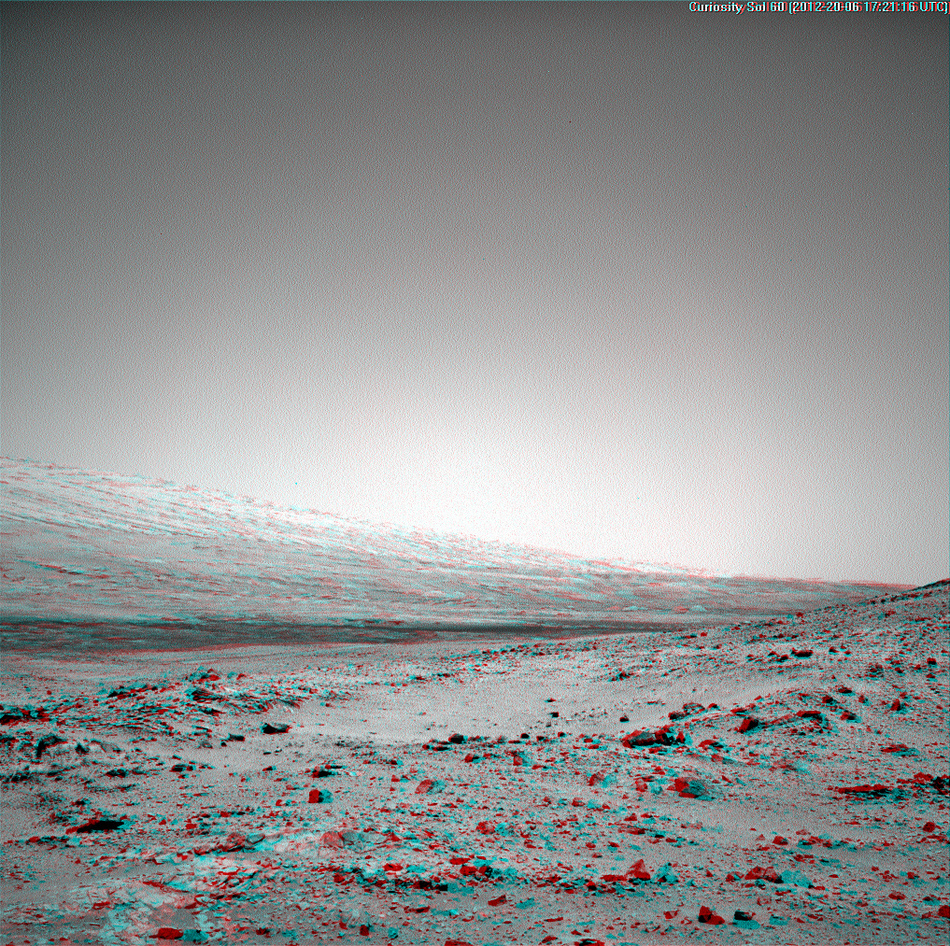 Mars landscape (3D)