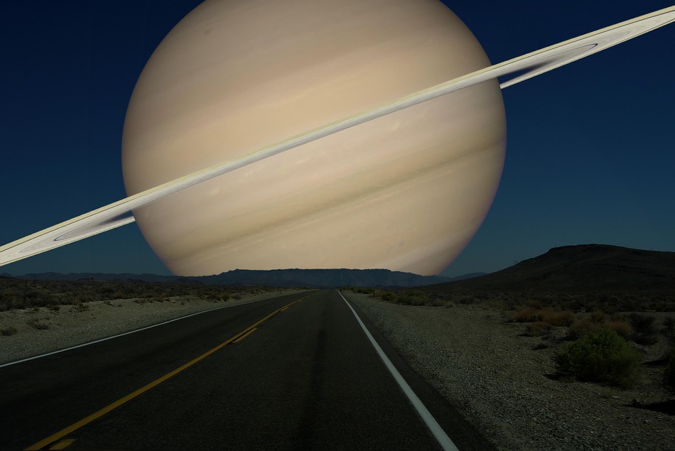 Saturn anstelle unseres Mondes