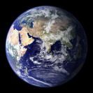 Die Erde vom Weltall aus betrachtet