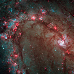 Zentrum der Südlichen Feuerradgalaxie (M83)