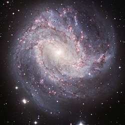 Südliche Feuerradgalaxie (M83) in sichtbarem Licht